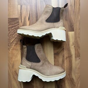 Sorel Womens Hi-line Heel Chelsea Boots